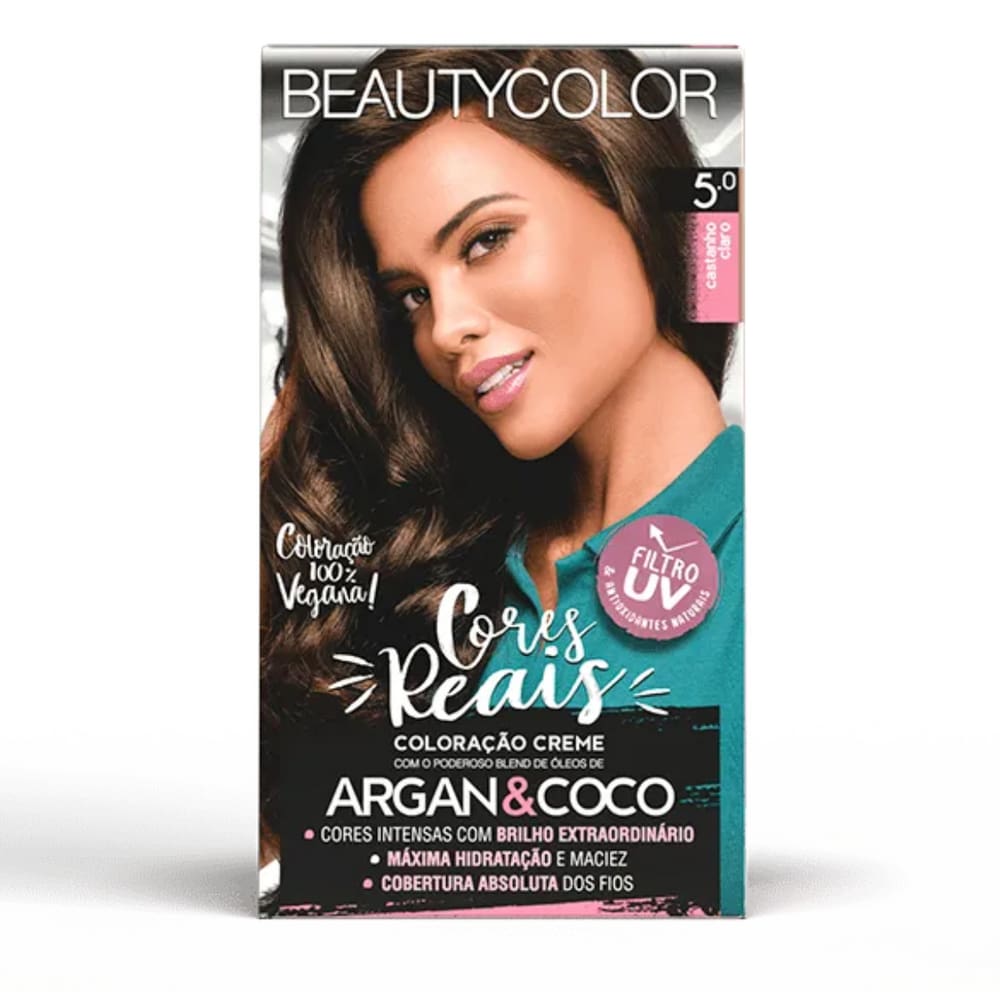 BEAUTYCOLOR KIT COLORACAO - 5.0 Castanho Claro