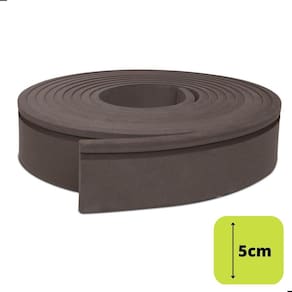 Molduras Autocolante Flexível Eva 5Cm 10 Mts - 5C2-Marrom