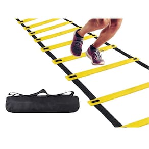 Escada De Agilidade Flexivel 12 Degraus Bravus Com Sacolinha