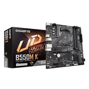 Placa Mãe Aorus B550M K - Suporte AMD Ryzen 5000/4000/3000