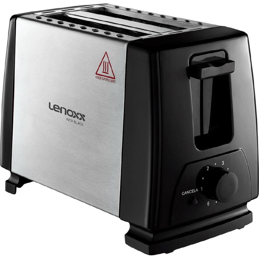 Torradeira Inox Black Lenoxx