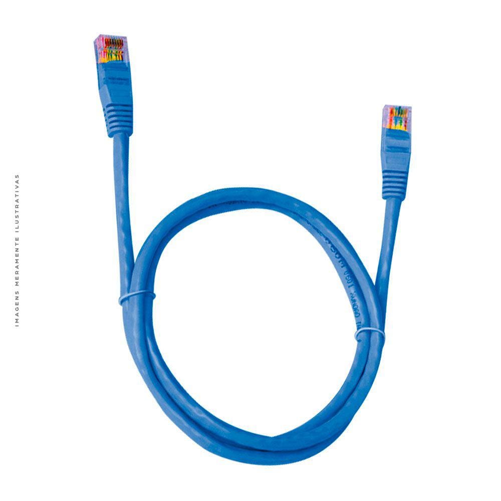 Cabo de Rede PlusCable, Cat.6, 2.5M, Patch Cord - PC-ETH6U25BL