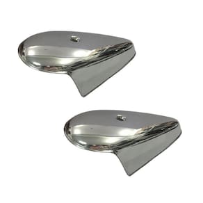 Par Capa Cromada Metal Pisca Dianteiro Vw Fusca 1970 À 1996