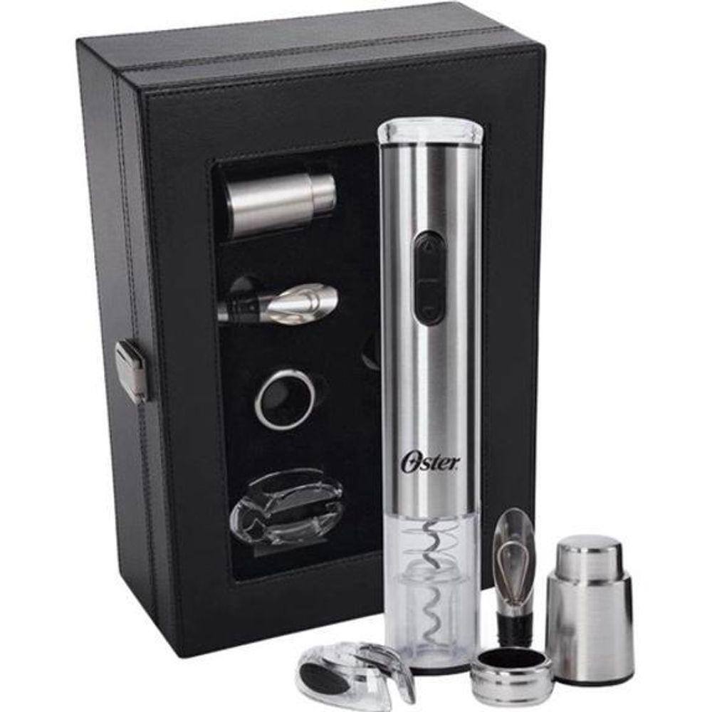 Kit Abridor Elétrico De Vinhos Oster - Cortador, Bico, Bomba