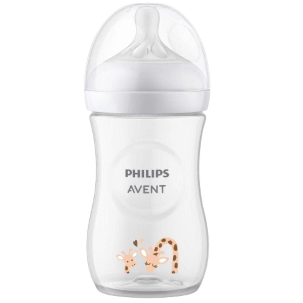 Mamadeira Petala 3.0 260Ml Decorada Girafa - Philps Avent