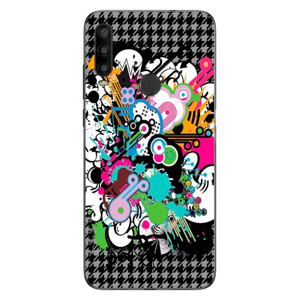 Capa Adesivo Skin022 Verso Para TCL L10 Plus (L10+)