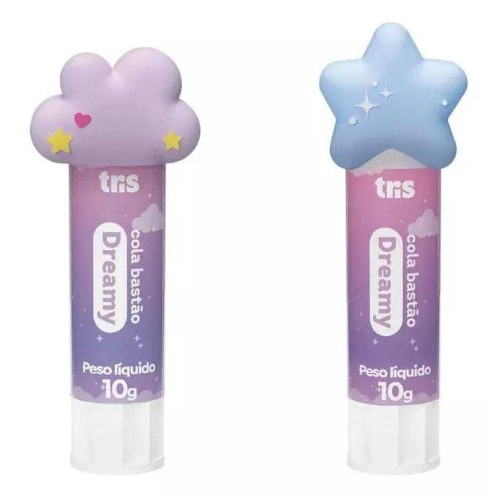 Cola Bastao Holic Dreamy - Nuvem - Estrela - 10G - Tris