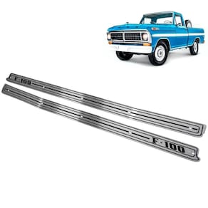 Soleira Inox Porta F100 F1000 72-92 Ford Performance