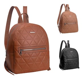 Bolsa Mochila Media Feminina Em Matelassê Colors Linda Alice