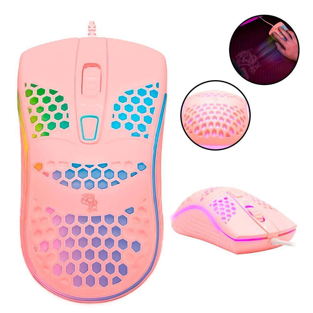 Mouse Gamer Dragon War Light 2400Dpi 7 Cores 70G Mgdwl3 Unic