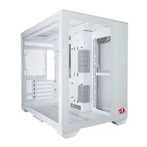 Gabinete Lian Li O11 Dynamic Mini, Branco, Redragon Edition