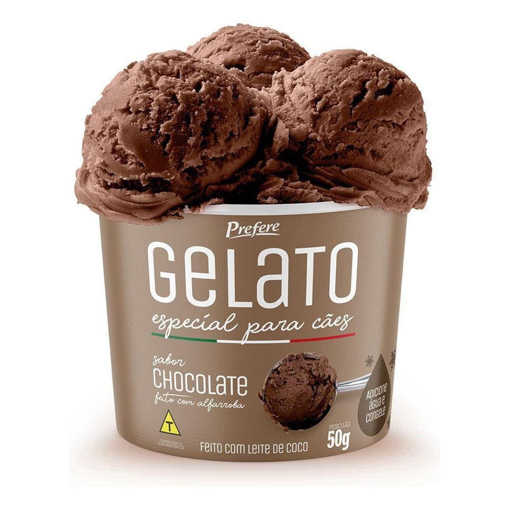 Gelato para Cachorro - Chocolate - Sem Conservantes