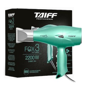 Secador Taiff Fox 3 Soft Green 2200W 220V