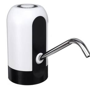 Bomba Elétrica USB para Galão - Recarregável - Preto
