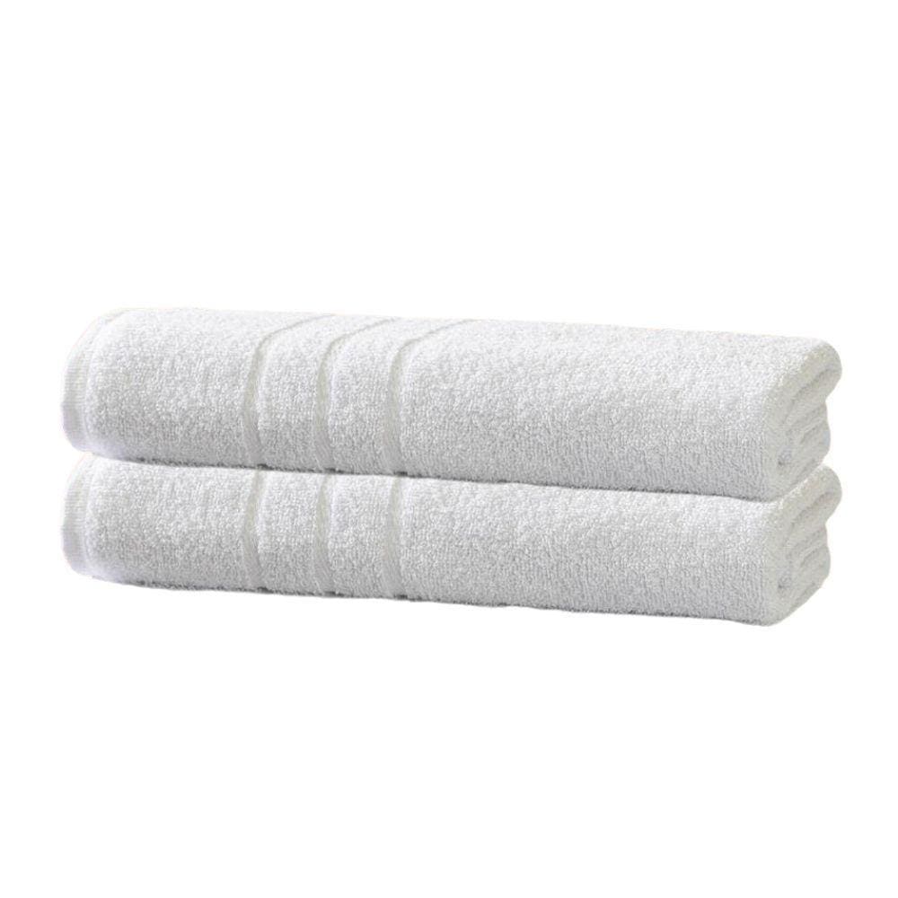 Toalha Teka Roma 0,70x1,35m - Absorção - 2 Peças - Branca