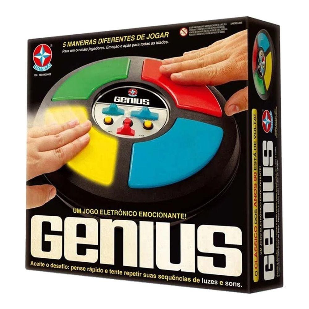 Jogo Genius  Estrela Jogo De Memória  Pense Rápido