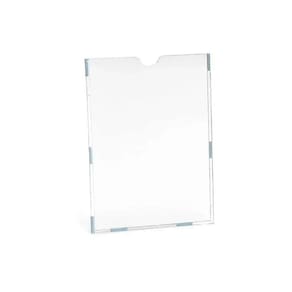 Quadro de Aviso A4 Alumínio e Acrílico Resistente