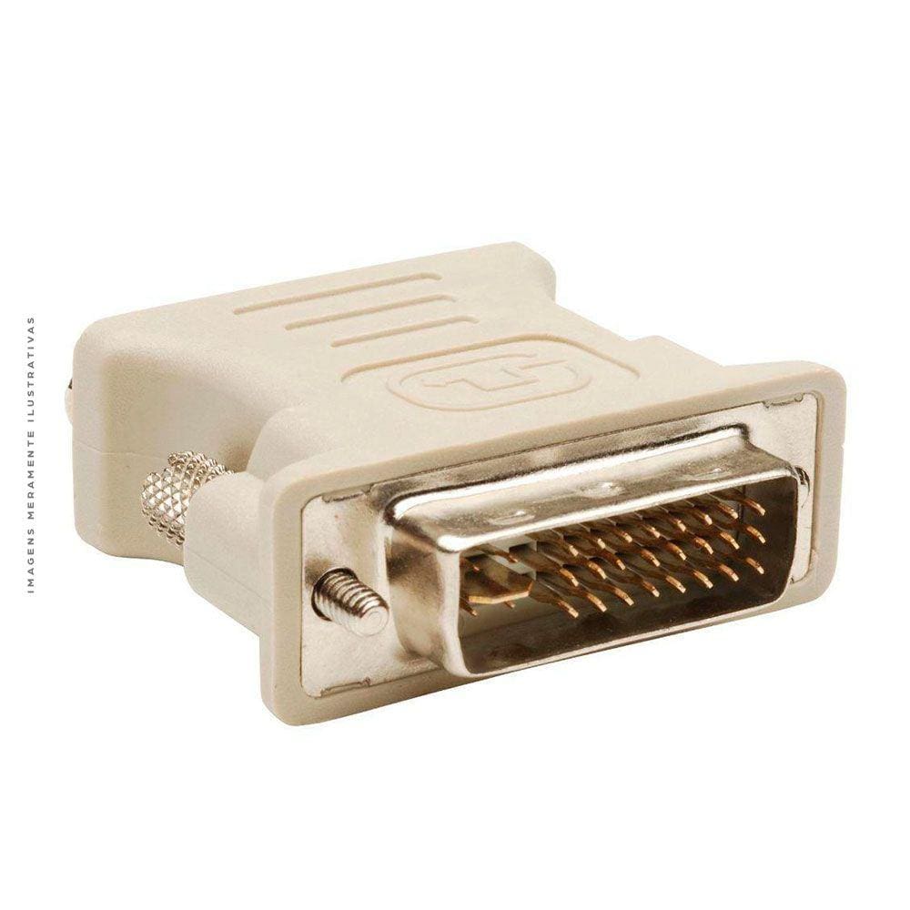 Adaptador DVI-I (M) x VGA (F) 24+5, MD9, Dual Link - 4623