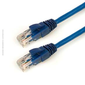 Cabo de Rede PlusCable Patch Cord, CAT.5E, 10M, Azul - PC-ETHU100BL