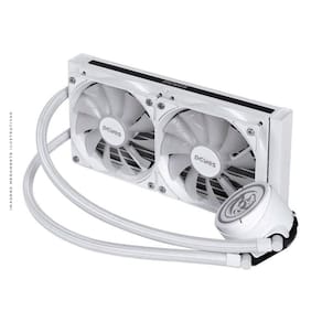 Water Cooler Nix 2 PCYES ARGB, 240mm, TDP 250w, Branco - PCYWCNIX240W