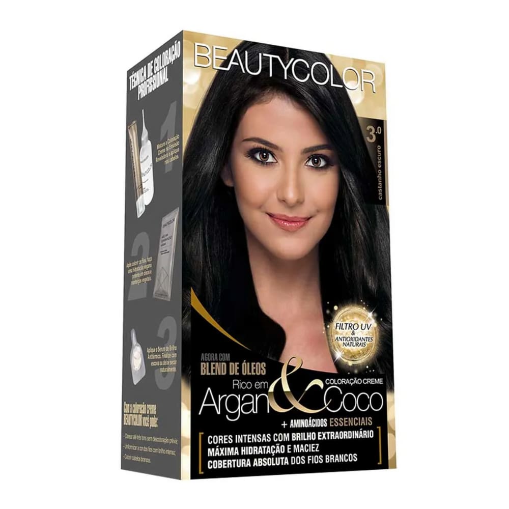 Beautycolor KIT Coloração - 3.0 Castanho Escuro