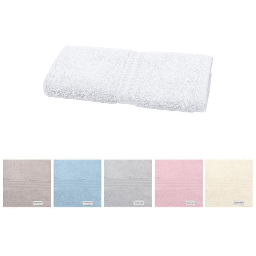 Kit 3 Toalhas De Lavabo Buettner Fio Egípcio Platine 30X50Cm