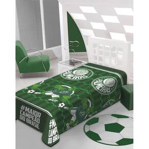 Cobertor Com Sherpa Microfibra Palmeiras 2,00X1,50M Jolitex