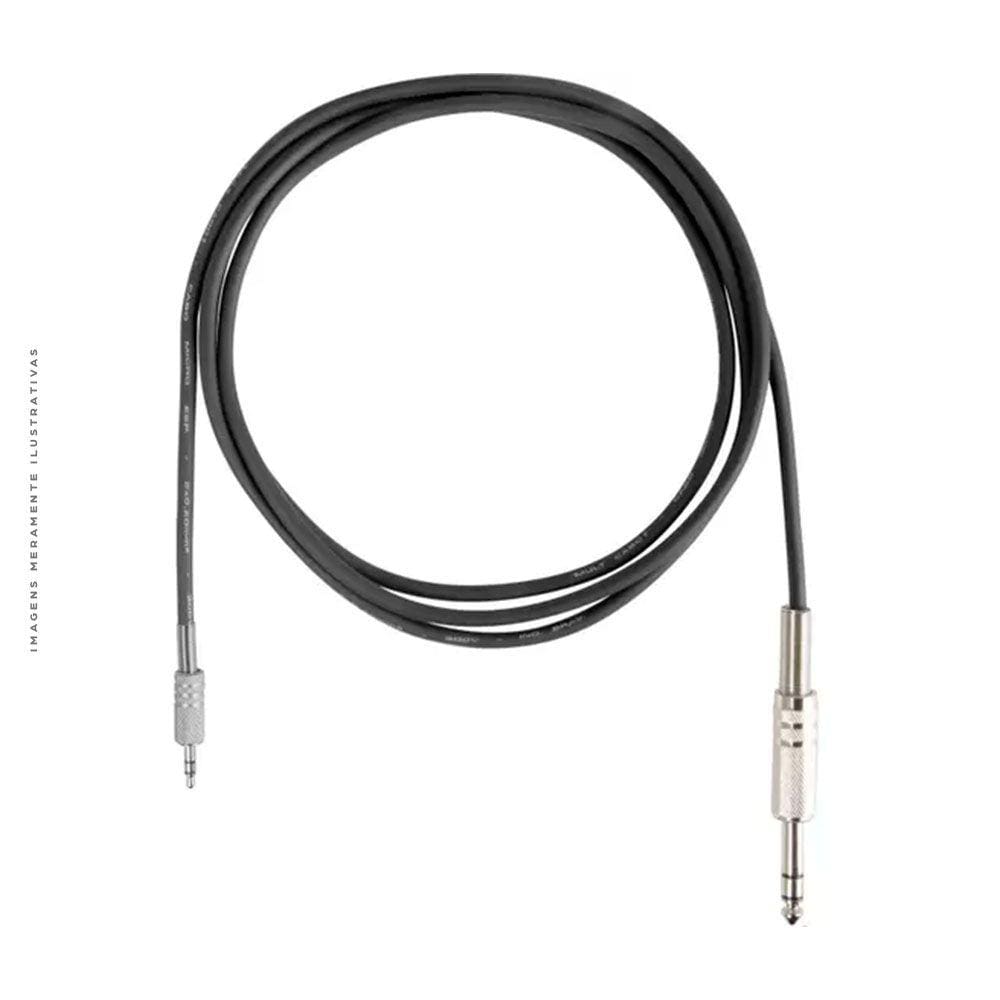 Cabo De Áudio Hayonik Stereo P2 x P10, 3 Metros - 73522