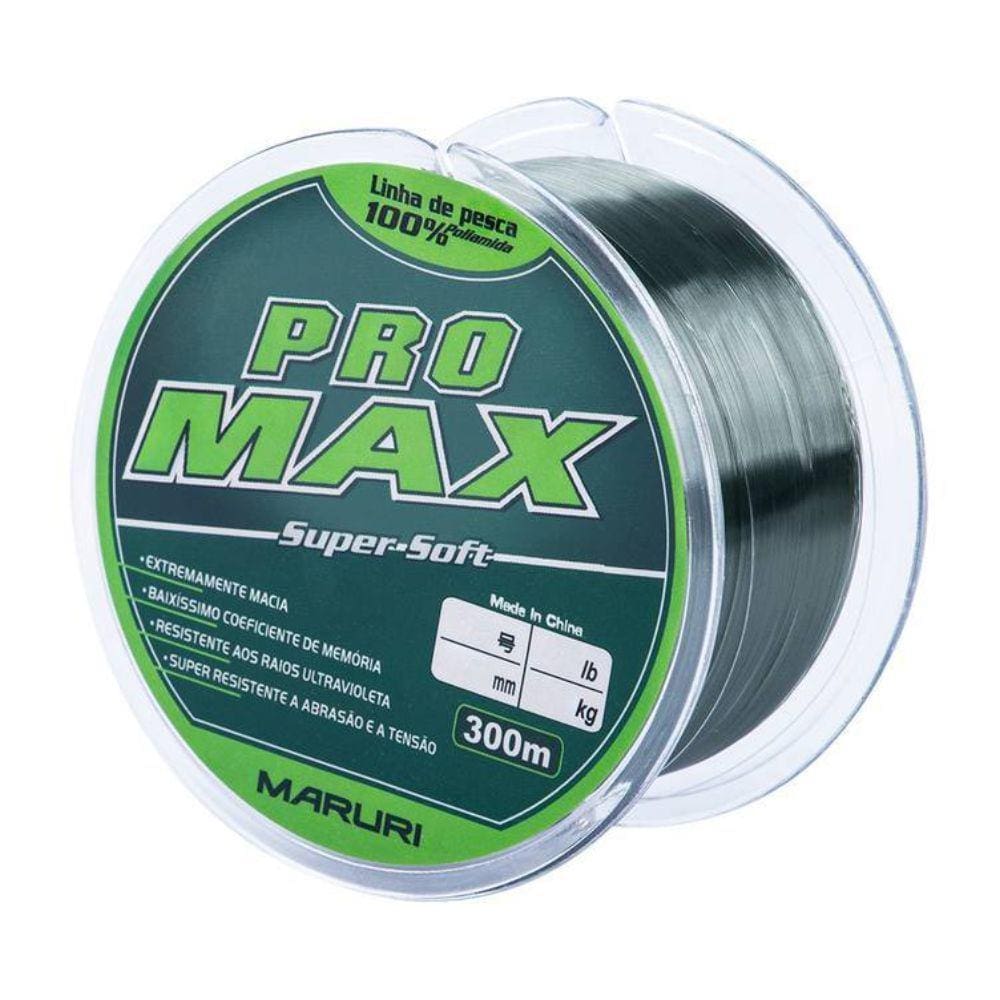 Linha Monofilamento Maruri Pro Max 0,33mm 300 Verde