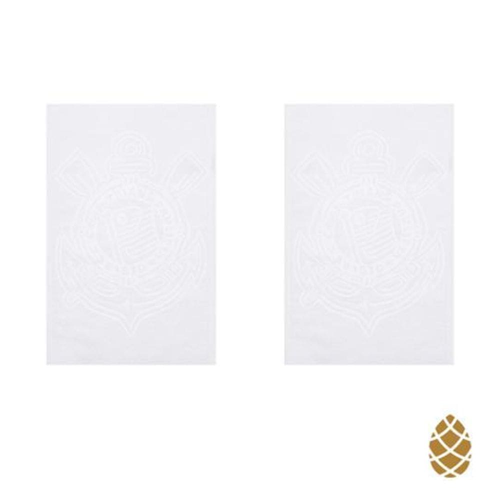 Kit 2 Toalhas De Rosto Jacquard Buettner Corinthians Branco