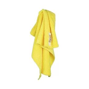 Kit Com 3 Flanela Microfibra Amarela 40x60cm 360gsm - Kers