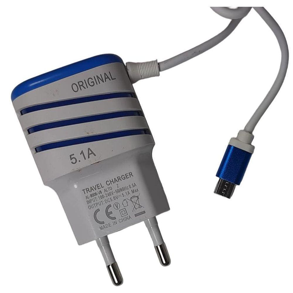 Carregador P/Celular Lotus Turbo 3.1A Lt-356 Ft34 Azul