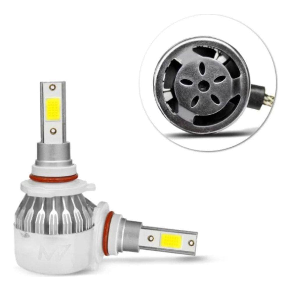 Kit Lâmpada Super LED M7 HB3 (9005) 6500K 3000 Lumens 50W - 12v