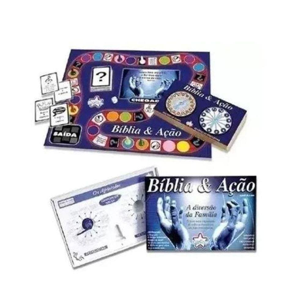 Bíblia E Ação - Jogo Bíblico - Ensino Bíblico - Big Star