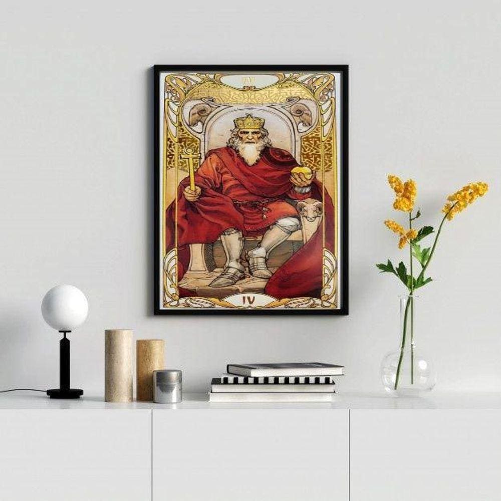 Quadro Decorativo O Imperador 24X18Cm