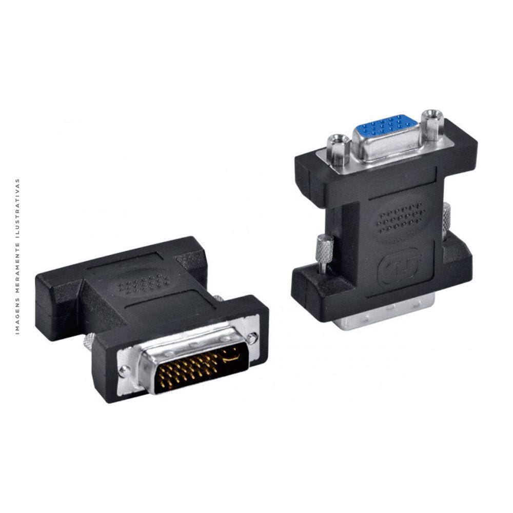 Adaptador Vinik DVI e Fêmea para VGA macho - AVF-DVII