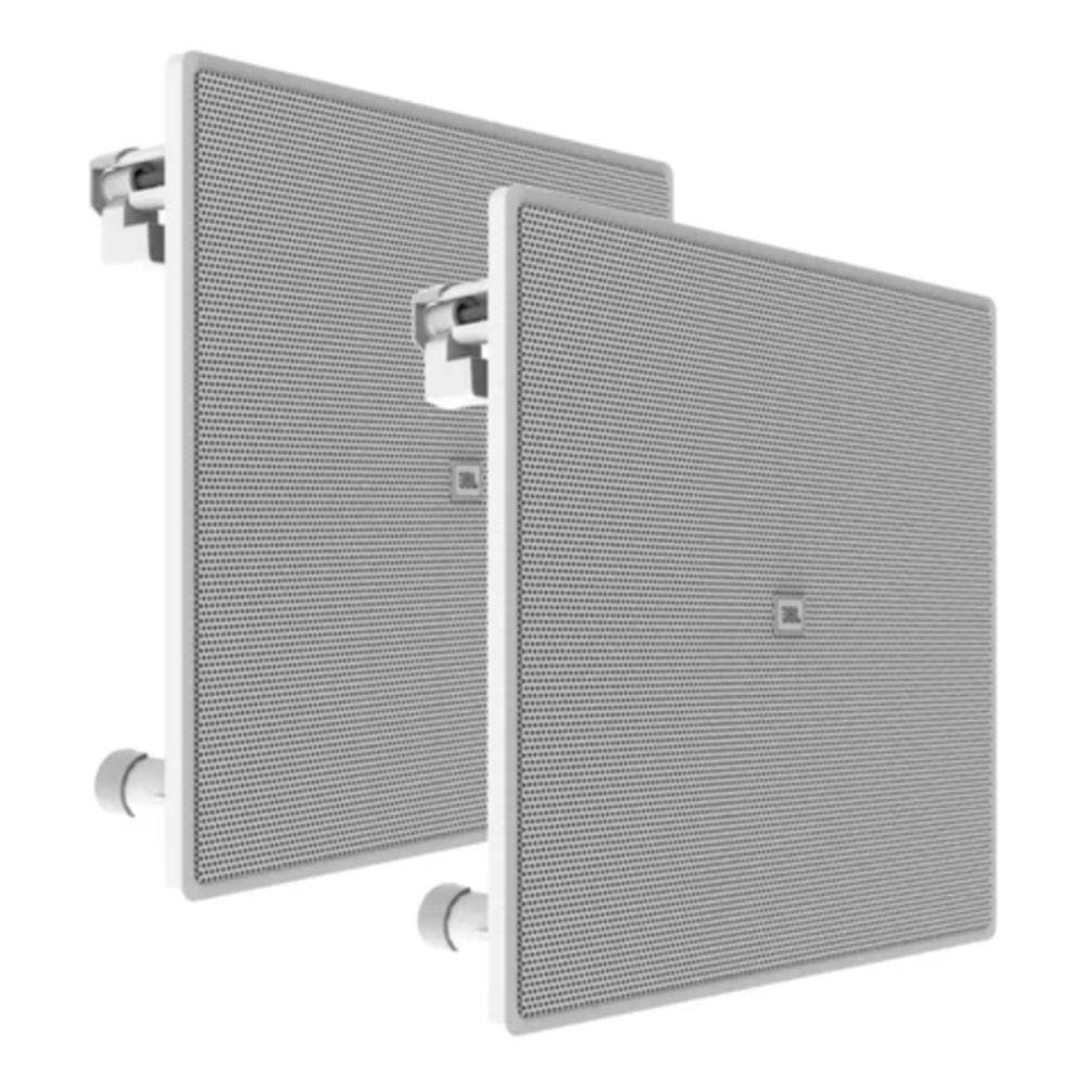 Par Arandelas JBL 6CO3Q+ Quadrada Branca - 70 Watts RMS