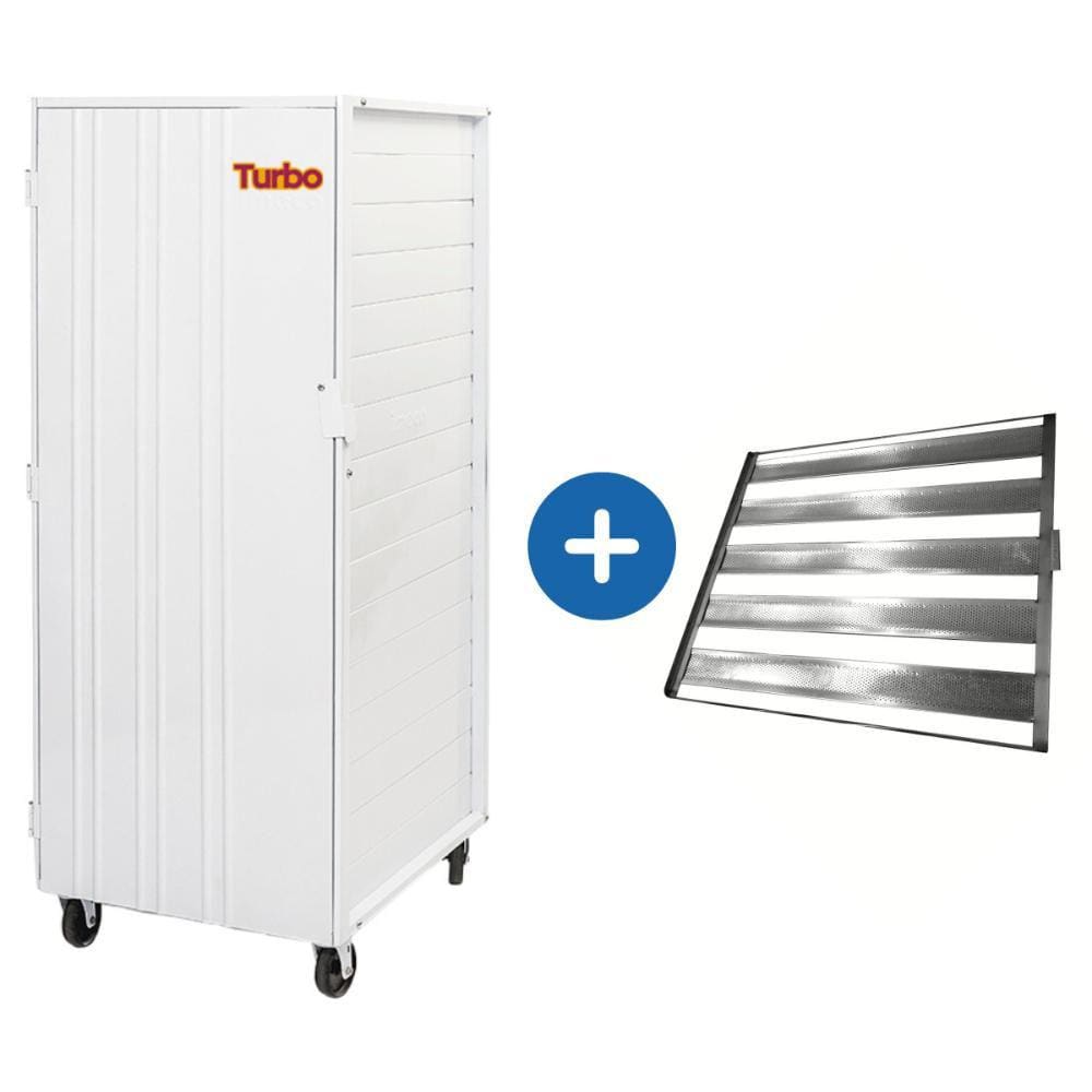 Armário Turbo Padaria Panificadora Com 16 Assadeiras 58x70 Pão Francês De 5 Tiras - Imeca
