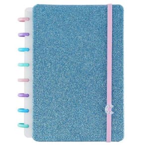 Caderno Inteligente A5 Lets Glitter Ocean Blue - Cia52131