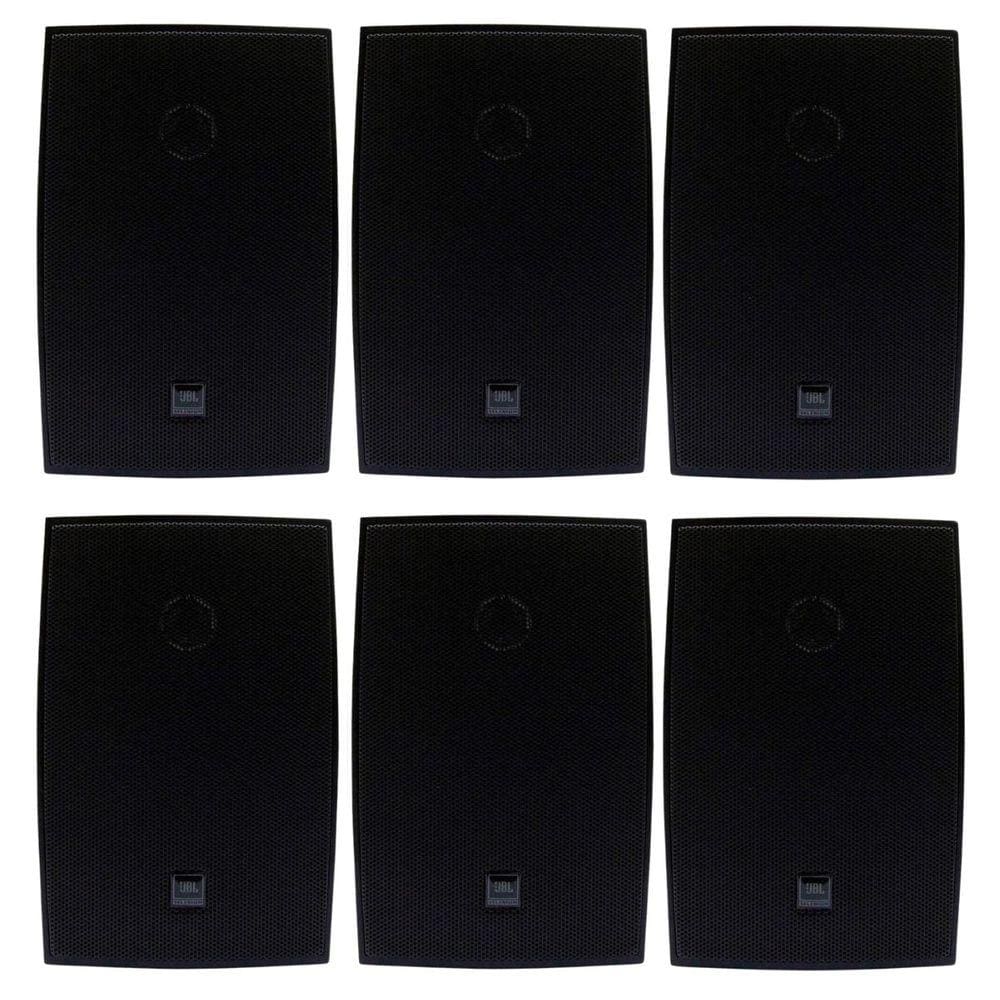 Kit 6 Caixas JBL C521P Passiva Preta - 40 Watts RMS