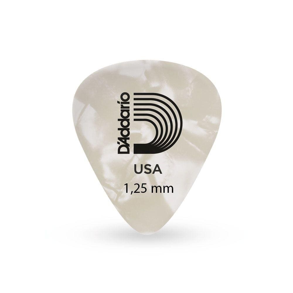 Palheta D`Addario White Pearl 1CWP7 Heavy 1,25 mm - PL0055U