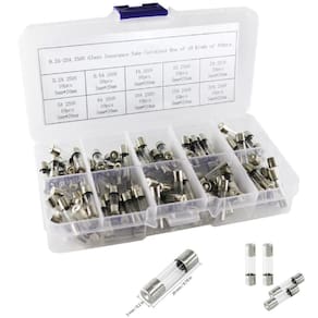 Fusível Fusíveis De Vidro 5X20 250V Kit Com 100 Pçs Variados