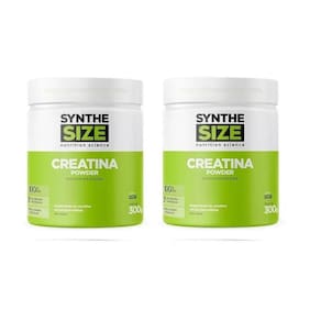 Kit 2X Creatina 100% Pura Monohidratada 300G Synthesize