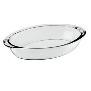 Assadeira Travessa Oval Forma De Vidro Temperado 1.6L Nadir