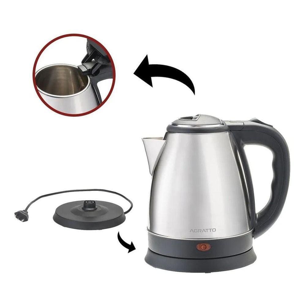 Jarra Elétrica Inox 1,8L 127V Agratto Ce-01