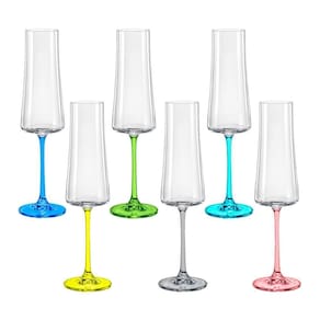 Taças Cristal Champagne 210ml Bohemia Crystal