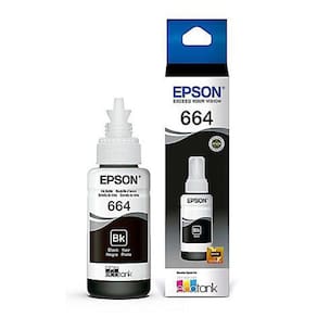 Refil de Tinta Epson 664 Preto T664120