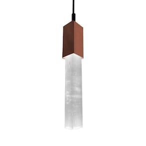 Pendente Bastão Rocha Dourado para 1 Lâmpada Mini Gu10 - DNA
