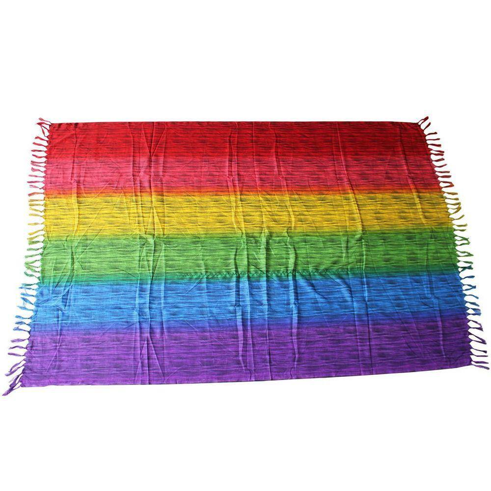 Canga De Praia Bandeira Lgbt Saída De Praia Arco Íris