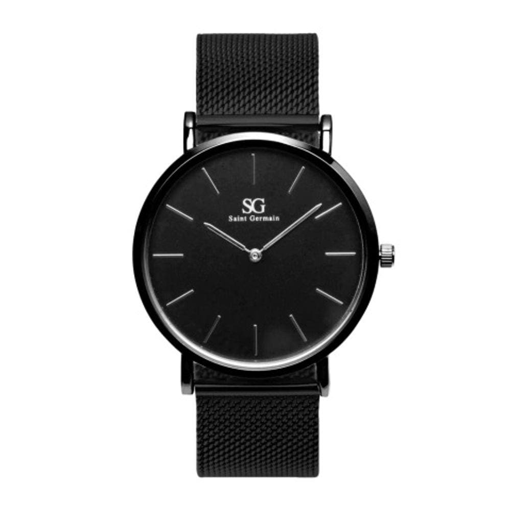 Relógio feminino preto Houston Full Black 40mm-Saint Germain